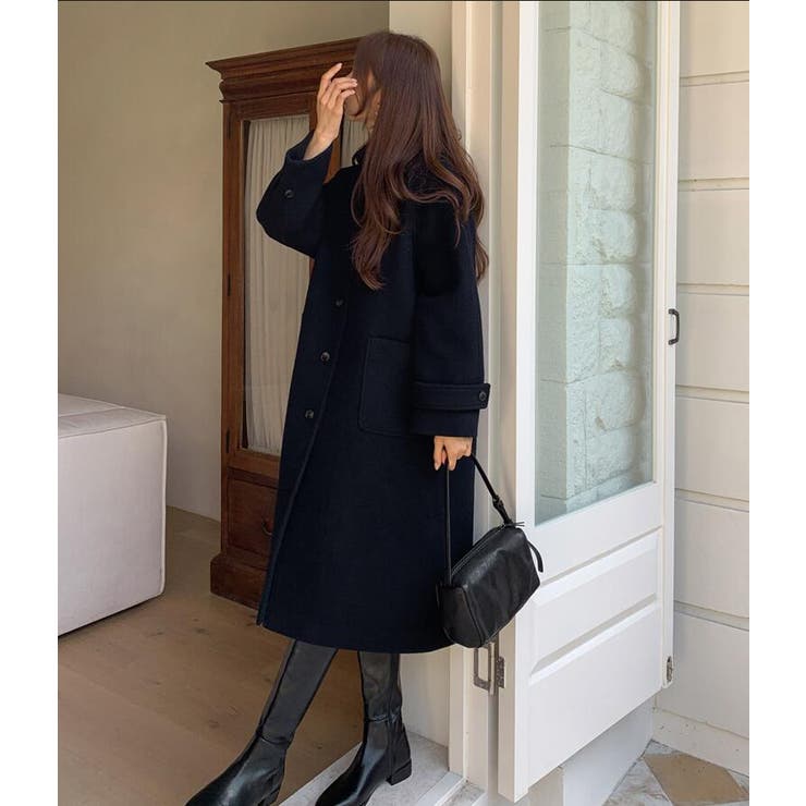 ハードルネック & ロング丈デザインのコート | Bifrost | 詳細画像10 