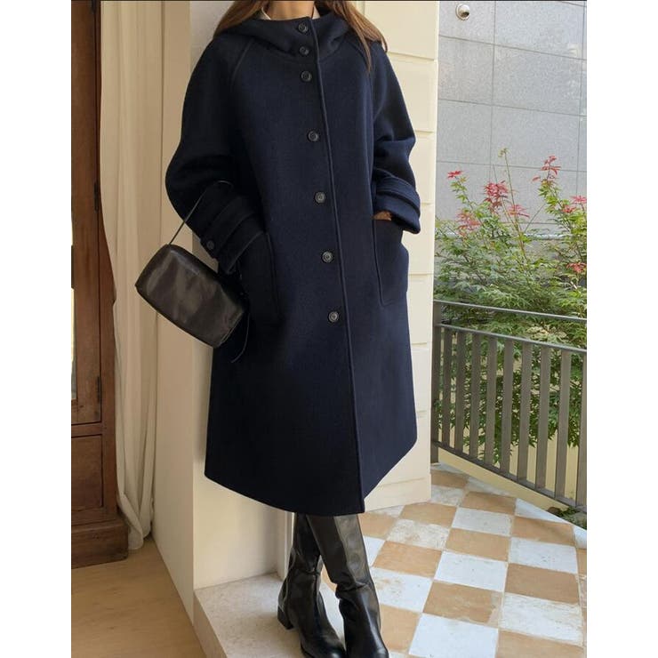 ハードルネック & ロング丈デザインのコート | Bifrost | 詳細画像11 