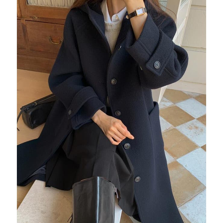 ハードルネック & ロング丈デザインのコート | Bifrost | 詳細画像13 