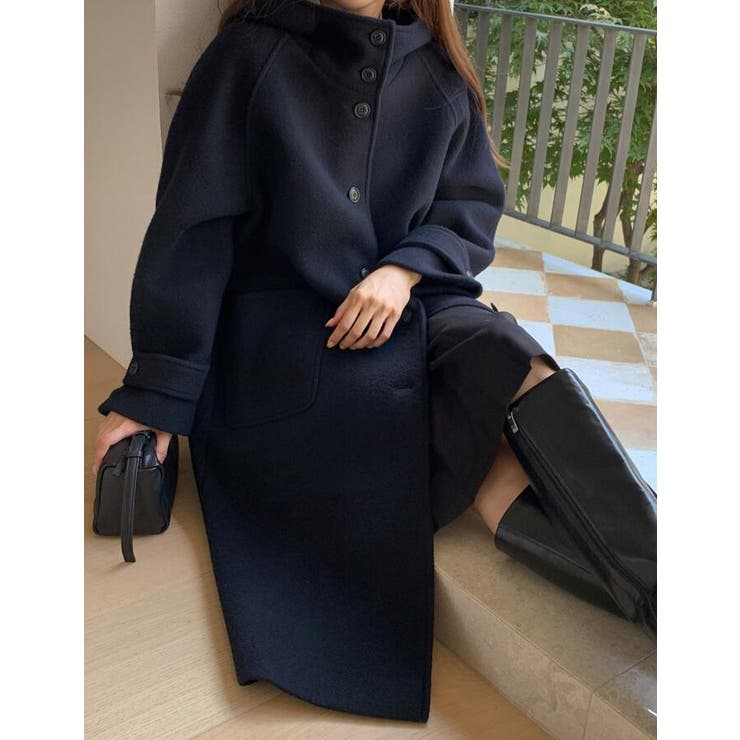 ハードルネック & ロング丈デザインのコート | Bifrost | 詳細画像15 