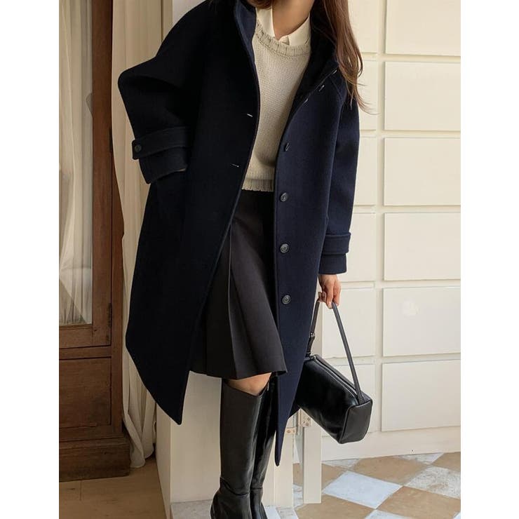 ハードルネック & ロング丈デザインのコート | Bifrost | 詳細画像19 