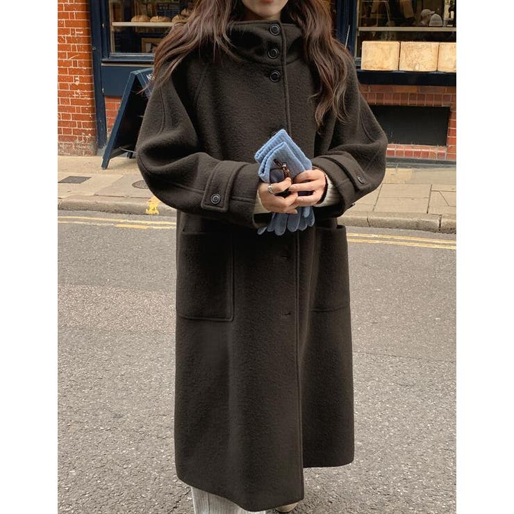 ハードルネック & ロング丈デザインのコート | Bifrost | 詳細画像24 