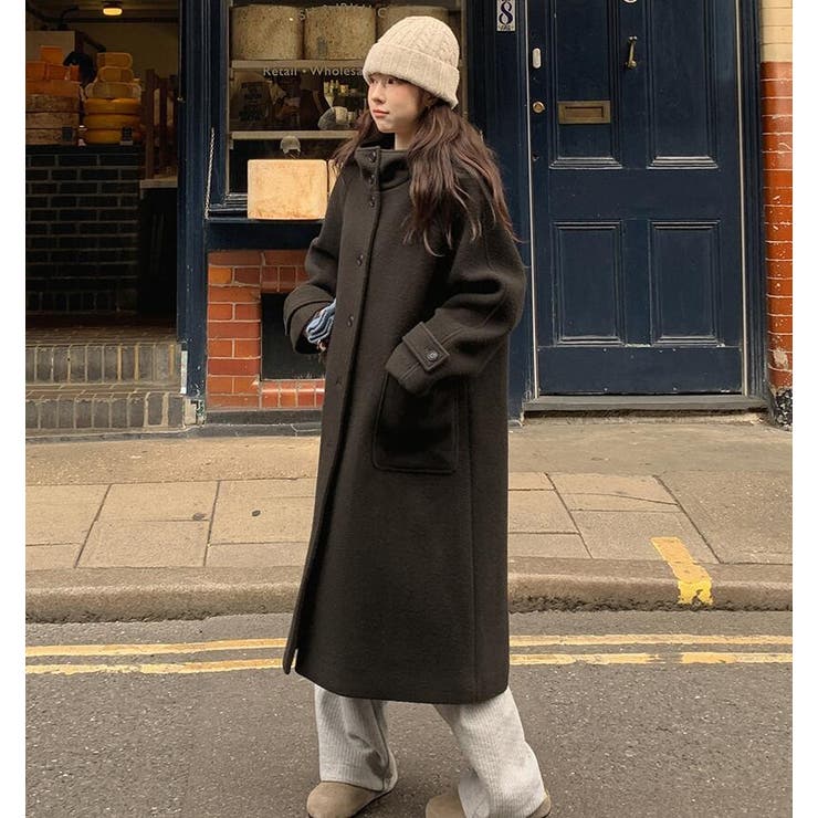 ハードルネック & ロング丈デザインのコート | Bifrost | 詳細画像27 