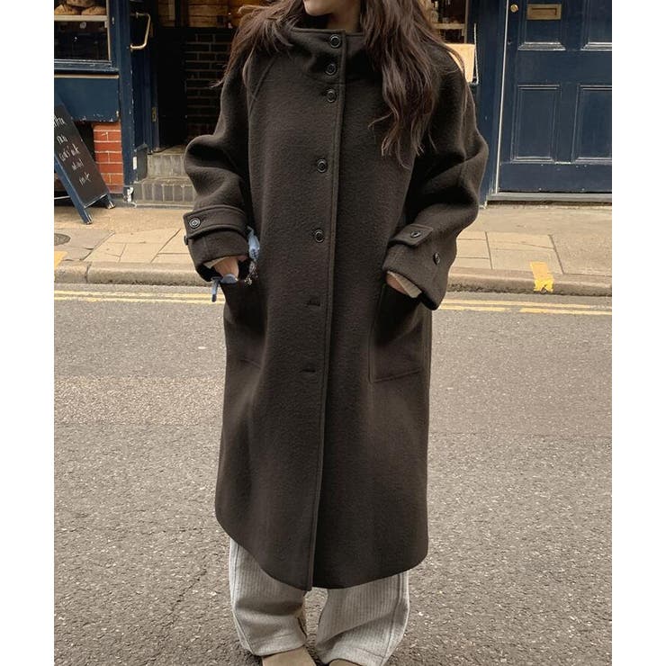 ハードルネック & ロング丈デザインのコート | Bifrost | 詳細画像29 