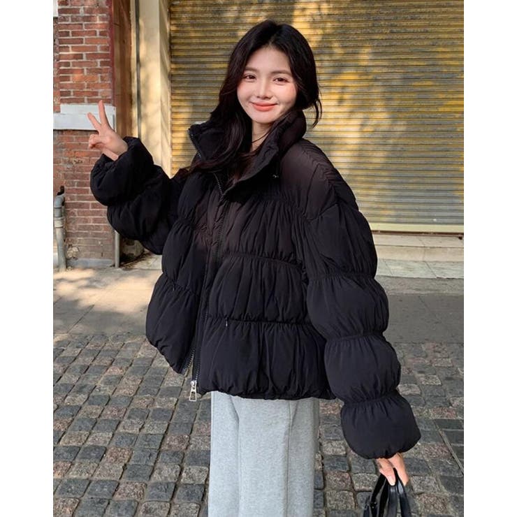 ピヌエ ダウン アウター ボリュームスリーブダウン pinue ピヌエ ボリュームスリーブダウン ダウンジャケット 2way 人気