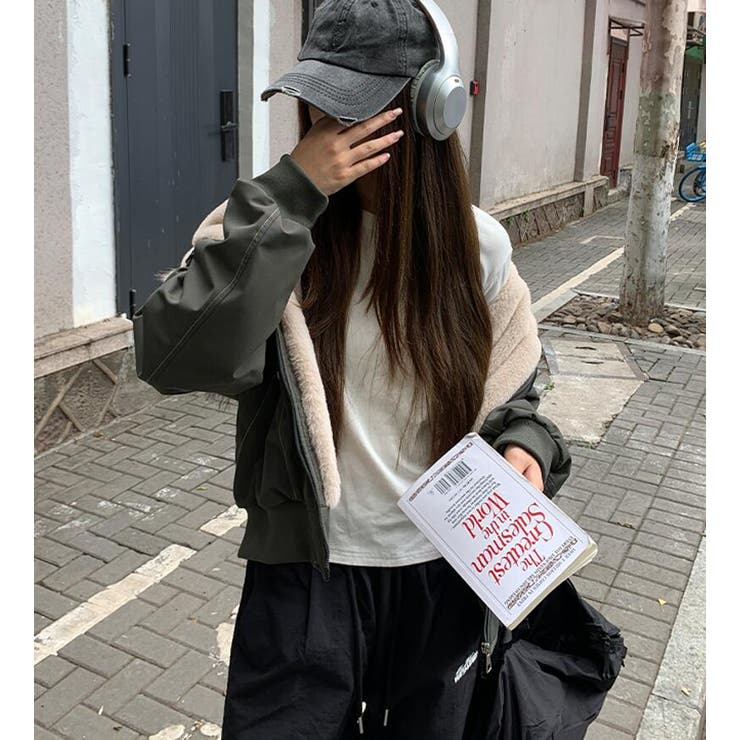 ファーフード付き フリース内張りミリタリージャケット ダウン風アウター | Bifrost | 詳細画像16 