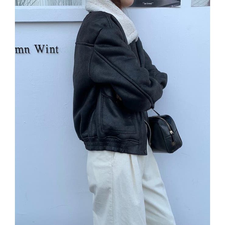 フリースカラーレザージャケット | Bifrost | 詳細画像11 