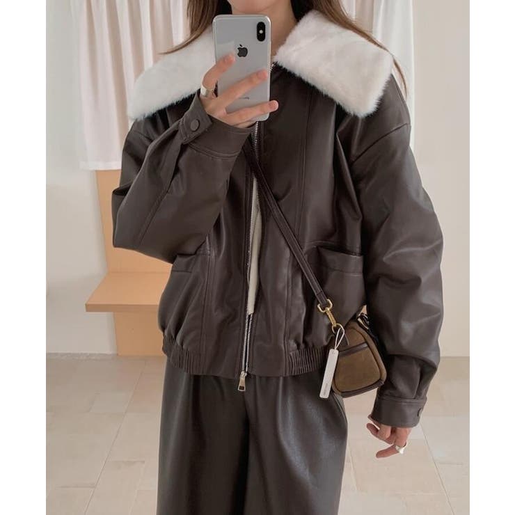 ファーカラーレザージャケット | Bifrost | 詳細画像5 