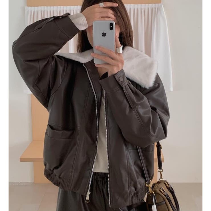 ファーカラーレザージャケット | Bifrost | 詳細画像6 