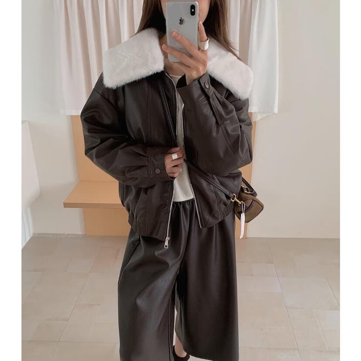 ファーカラーレザージャケット | Bifrost | 詳細画像8 