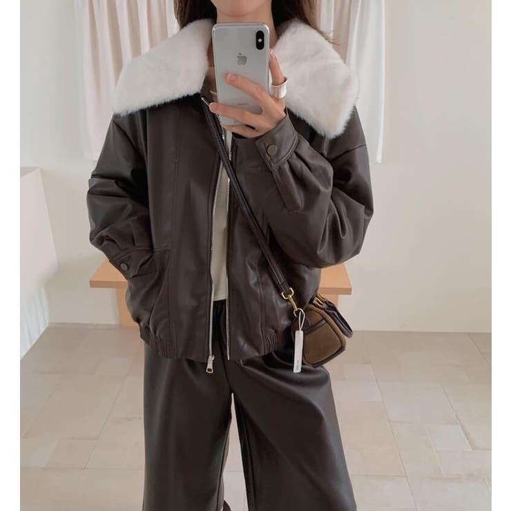 ファーカラーレザージャケット | Bifrost | 詳細画像11 