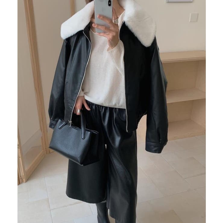 ファーカラーレザージャケット | Bifrost | 詳細画像14 