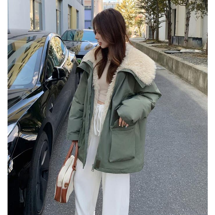 ファーカラーロングダウンコート | Bifrost | 詳細画像1 