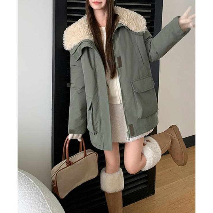 ファーカラーロングダウンコート | Bifrost | 詳細画像5 