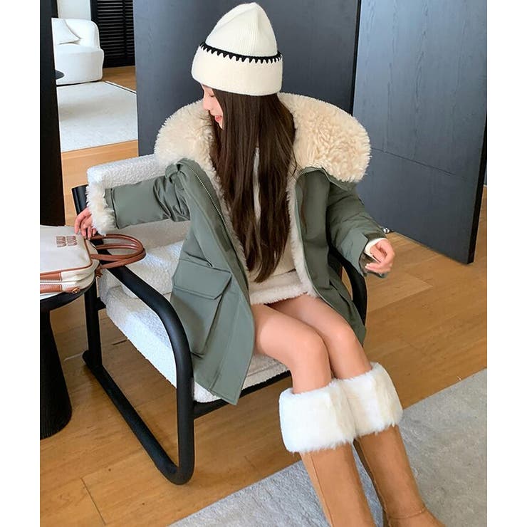 ファーカラーロングダウンコート | Bifrost | 詳細画像12 