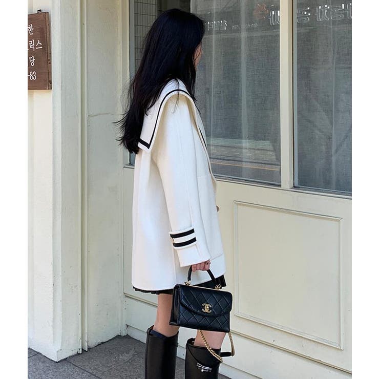 ブルマンスカラーダブルブレストコート | Bifrost | 詳細画像3 