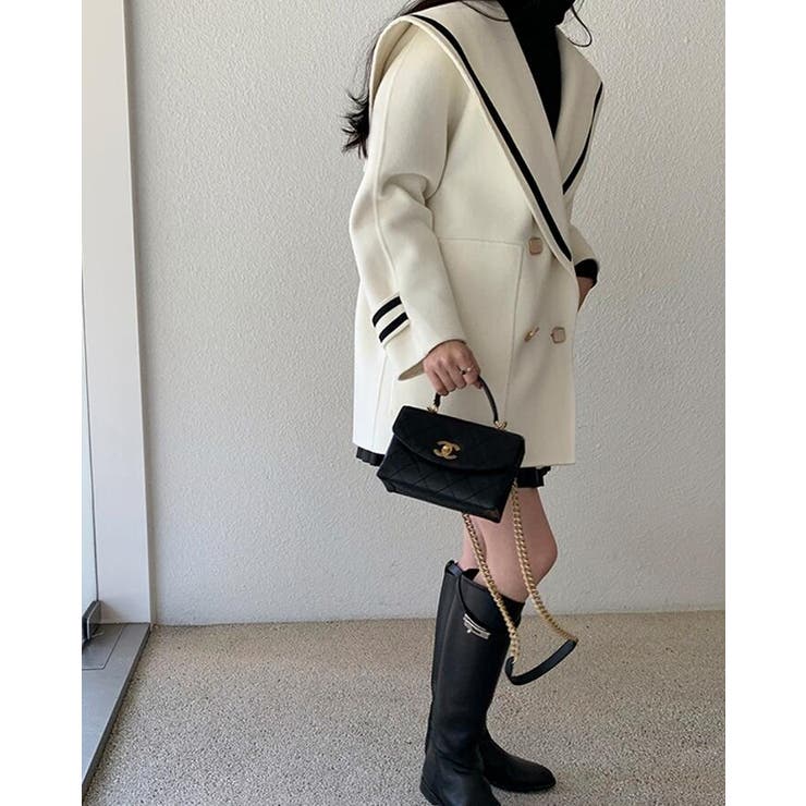 ブルマンスカラーダブルブレストコート | Bifrost | 詳細画像6 