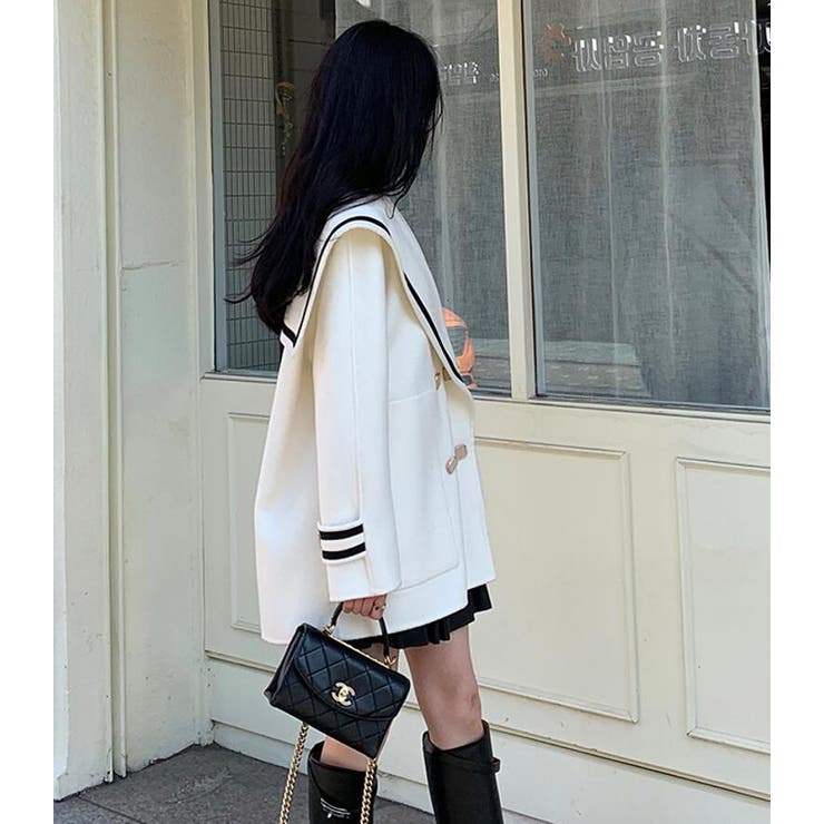 ブルマンスカラーダブルブレストコート | Bifrost | 詳細画像7 