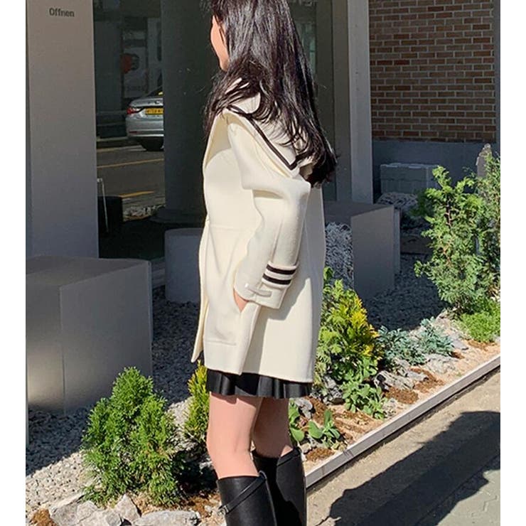 ブルマンスカラーダブルブレストコート | Bifrost | 詳細画像9 