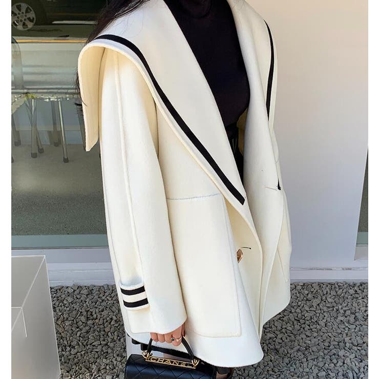 ブルマンスカラーダブルブレストコート | Bifrost | 詳細画像10 