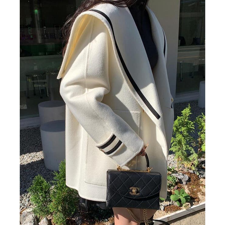 ブルマンスカラーダブルブレストコート | Bifrost | 詳細画像13 