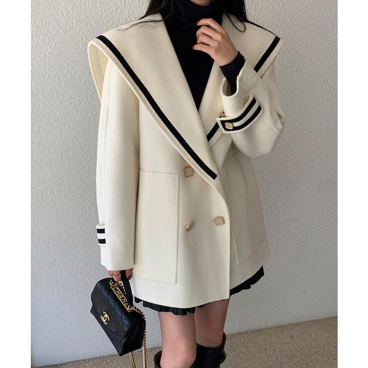 ブルマンスカラーダブルブレストコート | Bifrost | 詳細画像17 