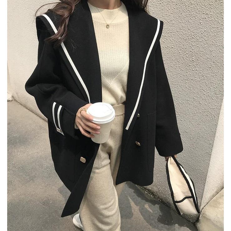 ブルマンスカラーダブルブレストコート | Bifrost | 詳細画像19 