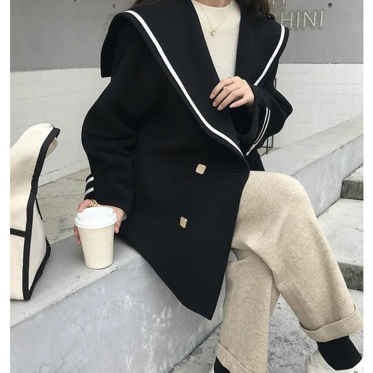 ブルマンスカラーダブルブレストコート | Bifrost | 詳細画像20 