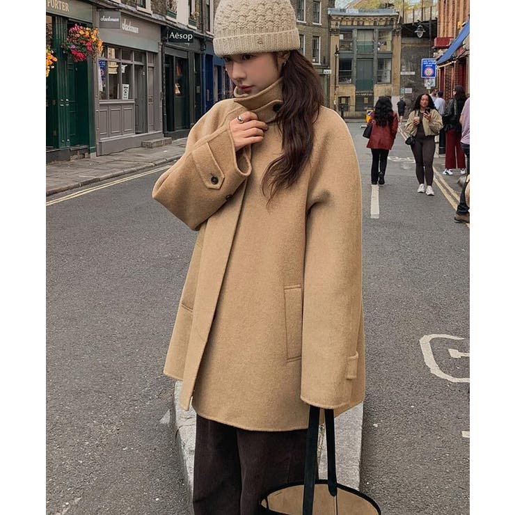 スタンドカラーシングルブレスコート | Bifrost | 詳細画像2 