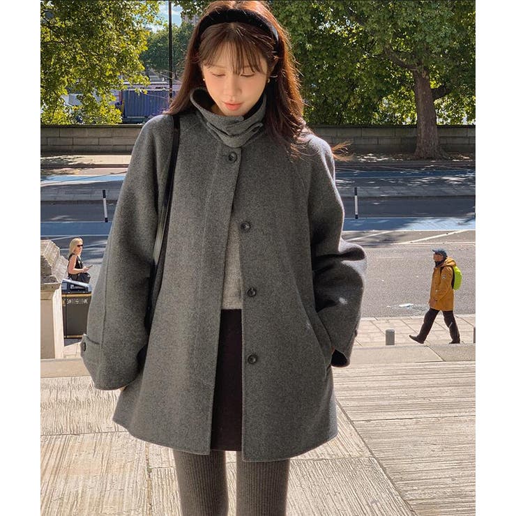 スタンドカラーシングルブレスコート | Bifrost | 詳細画像3 