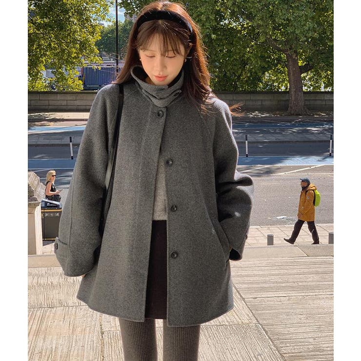 スタンドカラーシングルブレスコート | Bifrost | 詳細画像12 