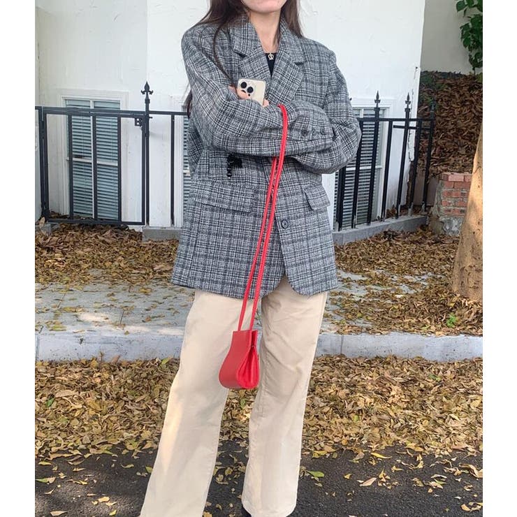 チェック柄オーバーサイズブレザー | Bifrost | 詳細画像13 