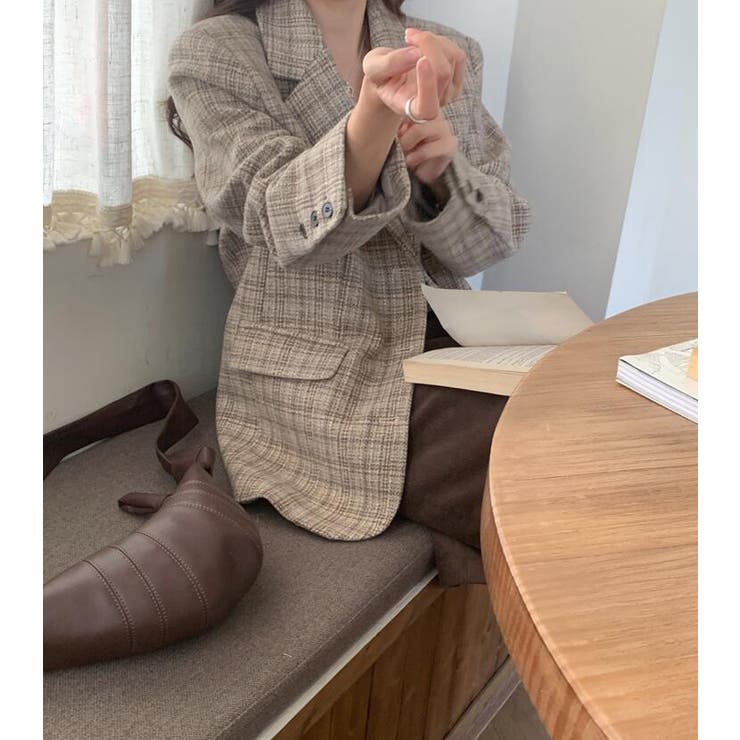 チェック柄オーバーサイズブレザー | Bifrost | 詳細画像16 