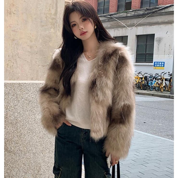 グラデーションファージャケット | Bifrost | 詳細画像2 