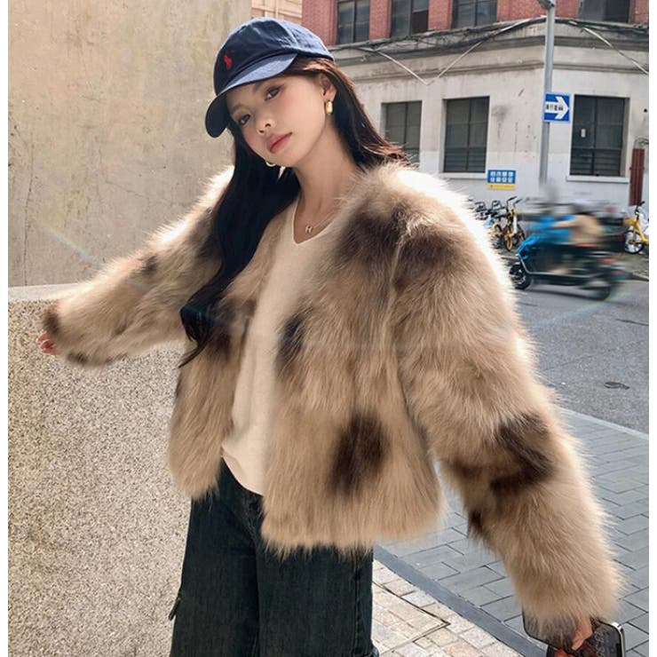 グラデーションファージャケット | Bifrost | 詳細画像3 