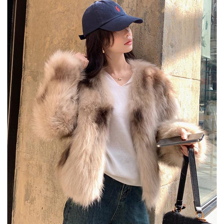 グラデーションファージャケット | Bifrost | 詳細画像4 