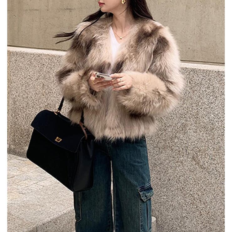 グラデーションファージャケット | Bifrost | 詳細画像6 