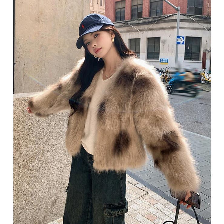 グラデーションファージャケット | Bifrost | 詳細画像8 