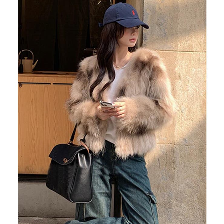 グラデーションファージャケット | Bifrost | 詳細画像10 