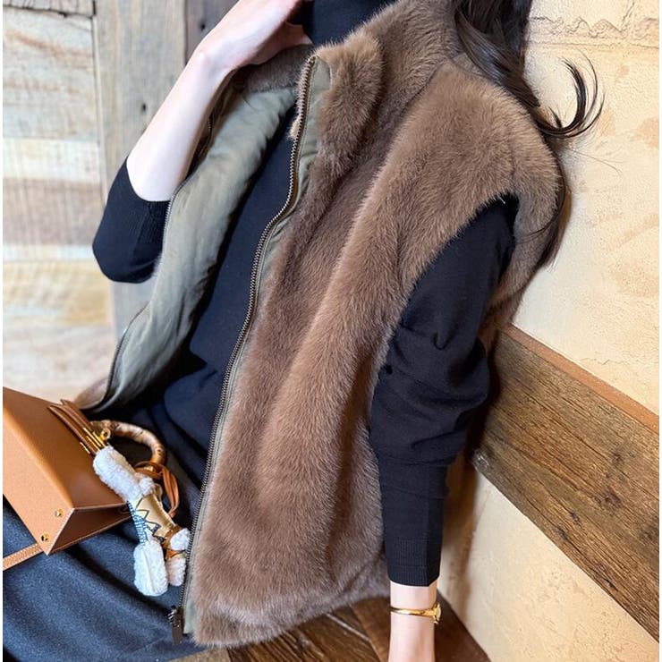 両面着用可能なベストコート | Bifrost | 詳細画像1 