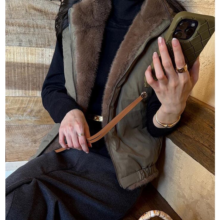 両面着用可能なベストコート | Bifrost | 詳細画像2 