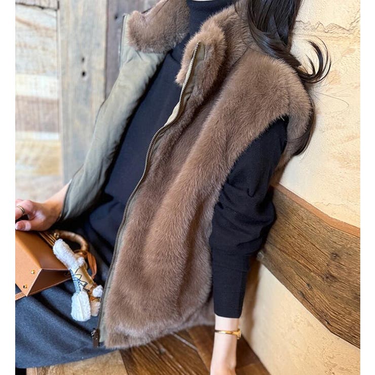 両面着用可能なベストコート | Bifrost | 詳細画像5 