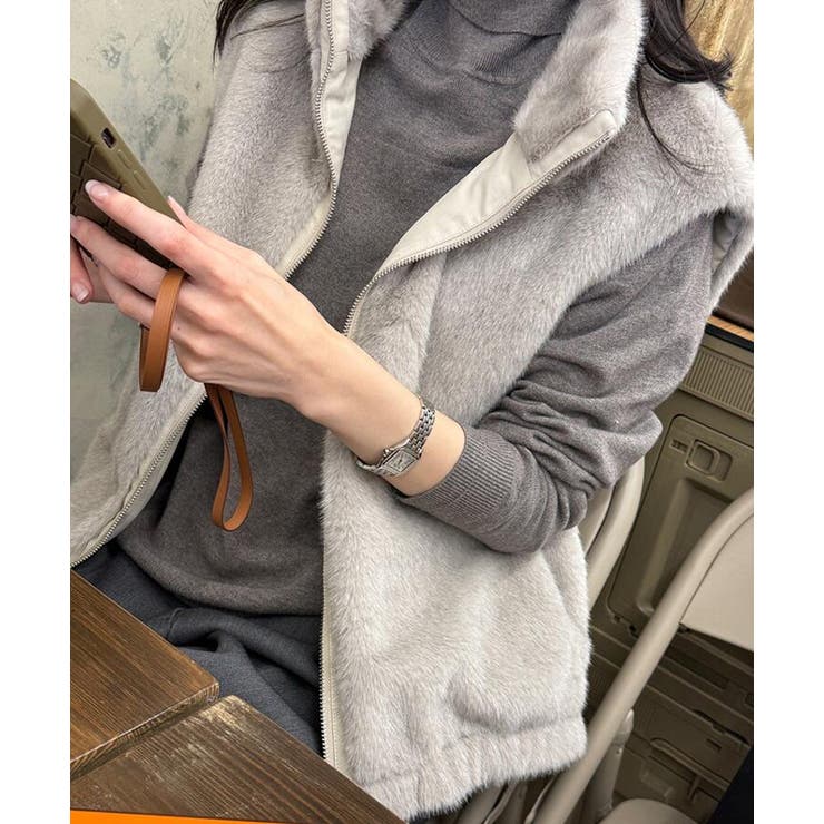 両面着用可能なベストコート | Bifrost | 詳細画像7 