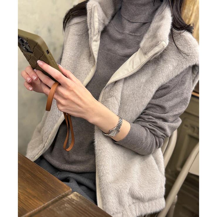 両面着用可能なベストコート | Bifrost | 詳細画像8 