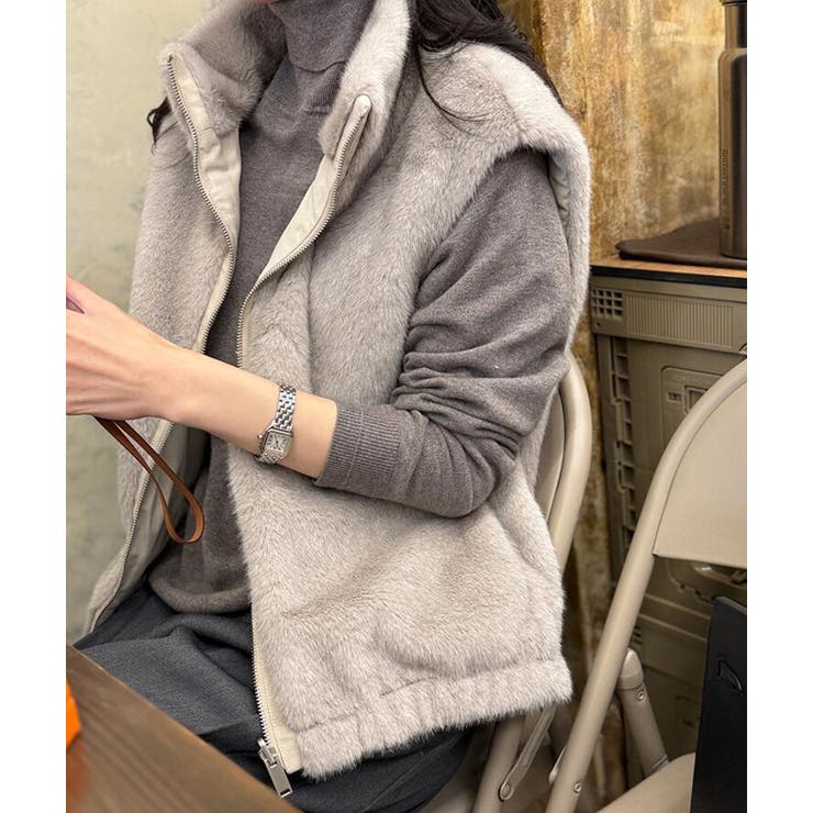 両面着用可能なベストコート | Bifrost | 詳細画像10 