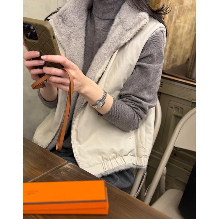 両面着用可能なベストコート | Bifrost | 詳細画像13 