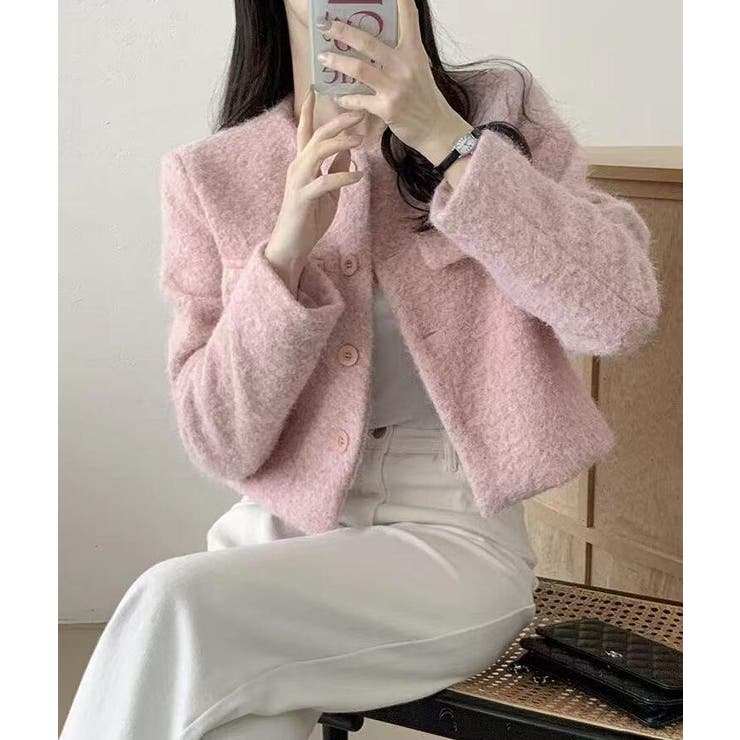 フリーステクスチャーのショートブルゾン | Bifrost | 詳細画像1 