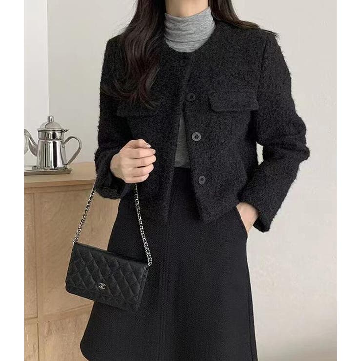 フリーステクスチャーのショートブルゾン | Bifrost | 詳細画像5 