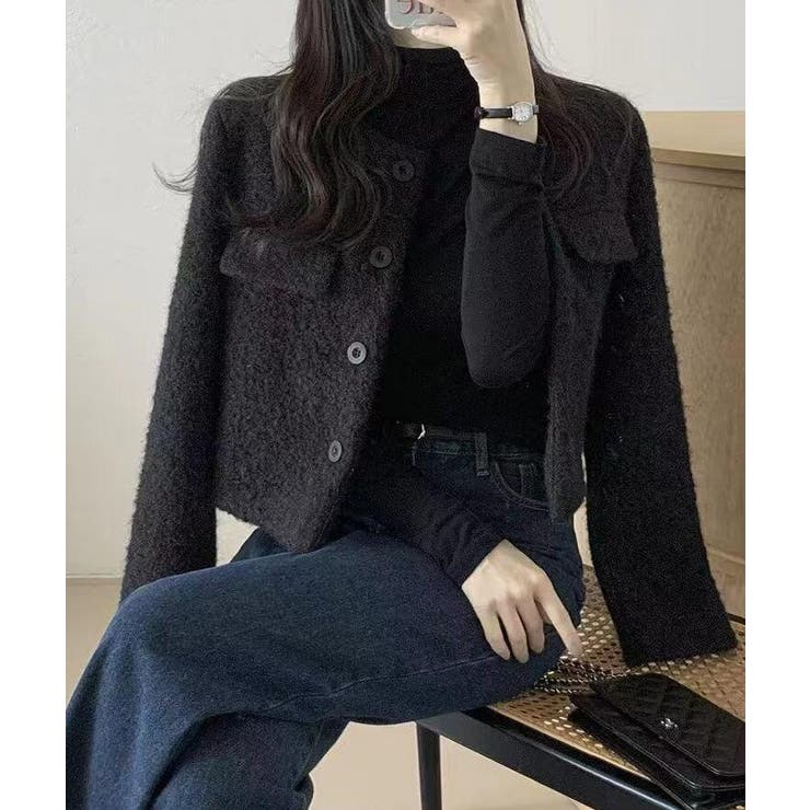 フリーステクスチャーのショートブルゾン | Bifrost | 詳細画像6 