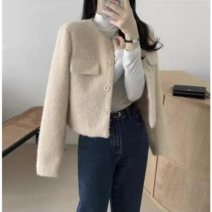 フリーステクスチャーのショートブルゾン | Bifrost | 詳細画像12 